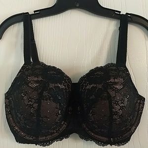 Victoria's Secret Womens 34DD Black Lace Bra